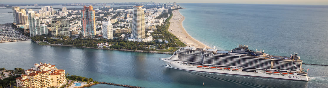 MSC Seashores first arrival in Miami