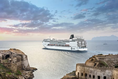 MSC Armonia on the shore of Dubrovnik, Croatia 450x300