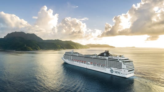 MSC Magnifica at Pago Pago