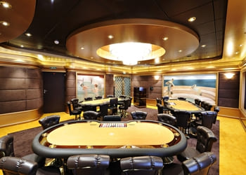 Poker Room next to the Casino