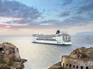 MSC Cruises MSC Armonia in Front of Dubrovnik, Croatia